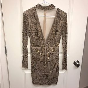 Plunge formal dress New Years